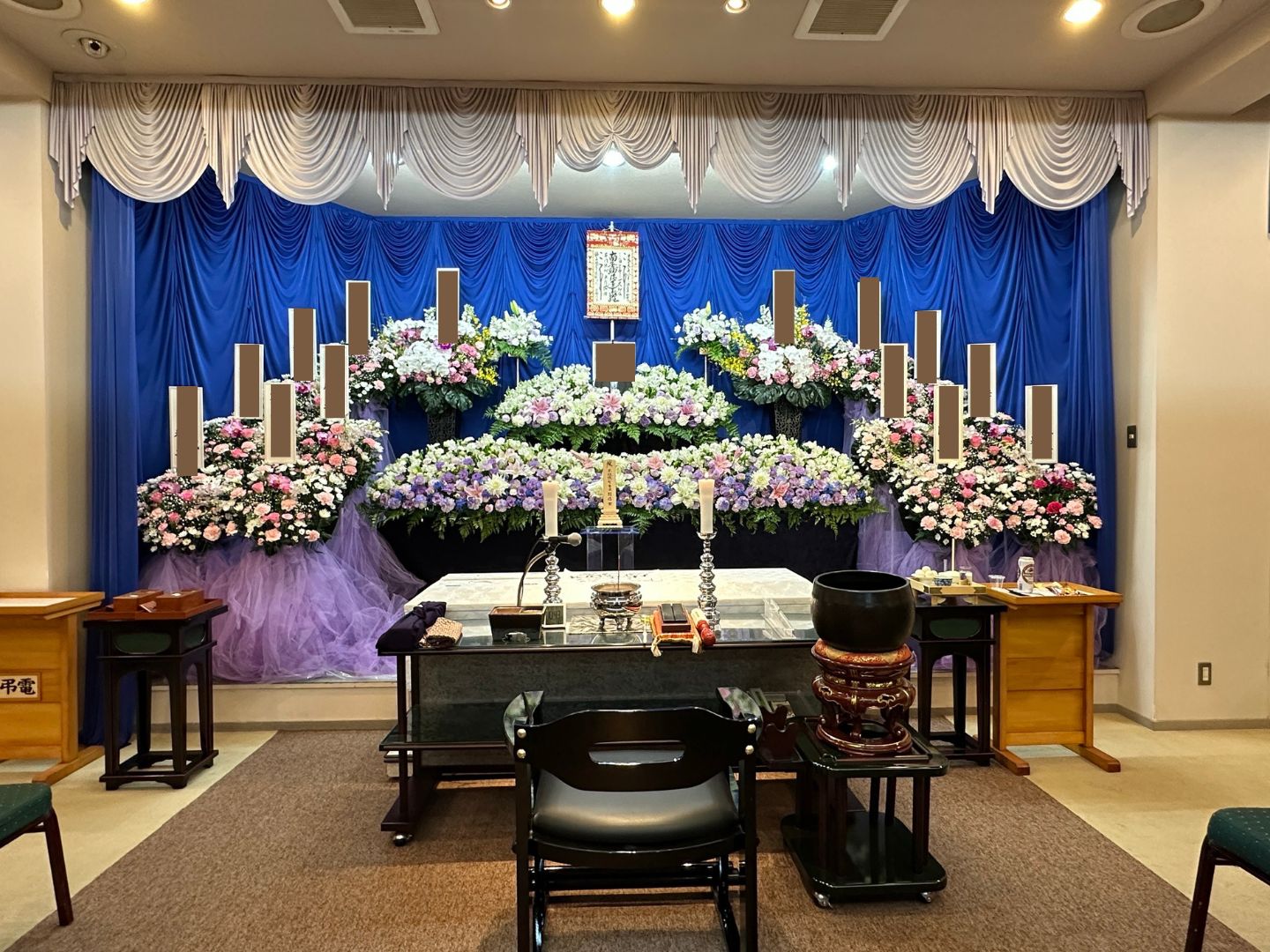 葛飾区の立ち華葬祭の祭壇写真