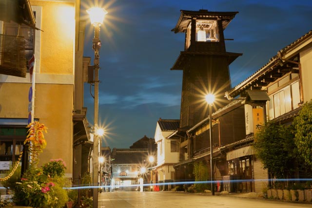 川越市立ち華葬祭が葬儀を行う埼玉県の西部地域の写真