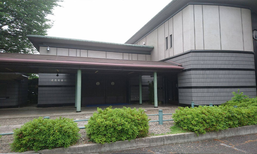 川越市立ち華葬祭が利用する蓮昌寺会館の外観の写真