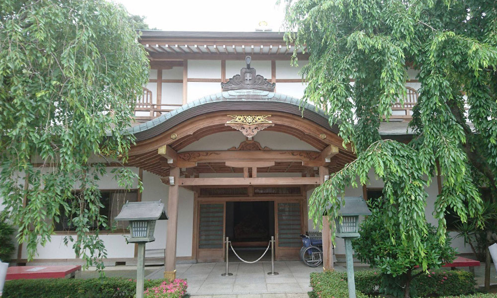 川越市立ち華葬祭が利用する密蔵院 松雲閣の外観の写真