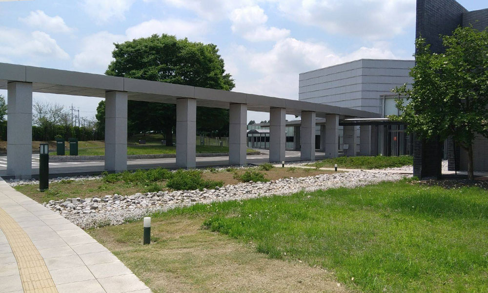 川越市立ち華葬祭が利用する県央みずほ斎場の外観の写真