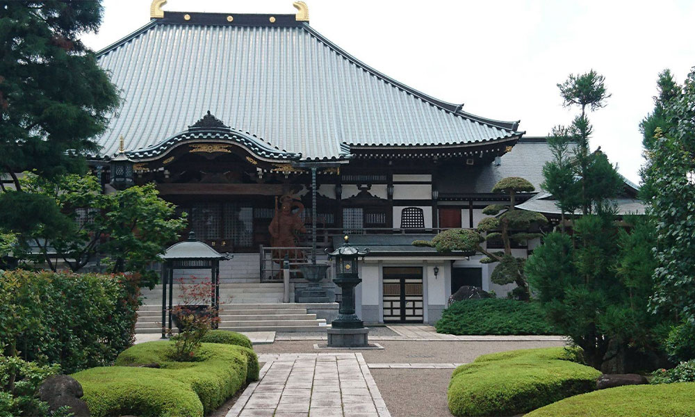 川越市立ち華葬祭が利用する広源寺の外観の写真