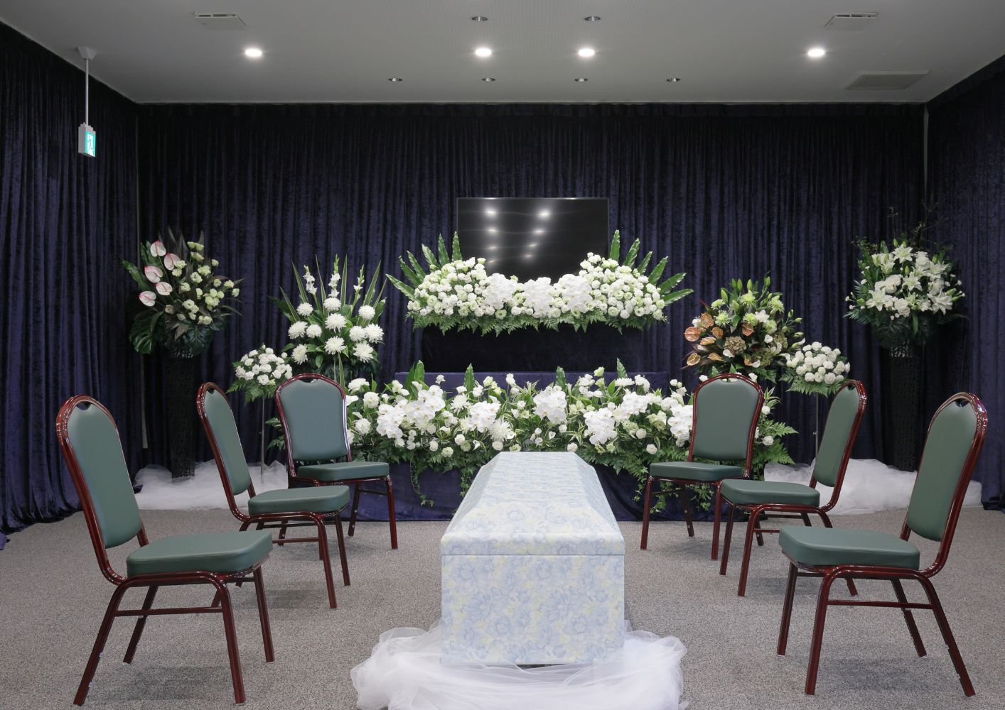 川越市の立ち華葬祭のメモリアルホール的場